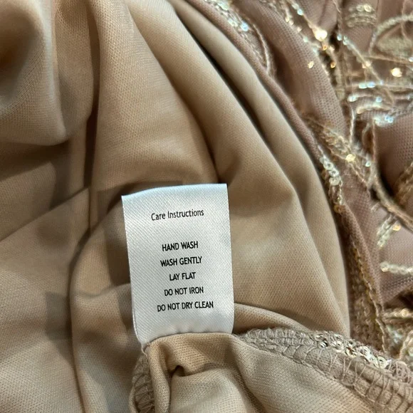 Juniors Honey and Rosie Fringe Sequin One-Shoulder Bodycon Midi Dress - Picture 11 of 12